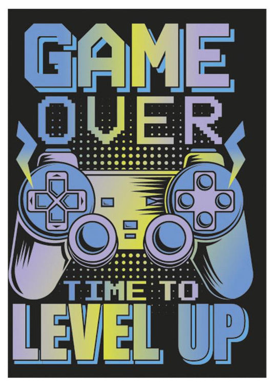 Gamer Level Up A4 elastīgā mape