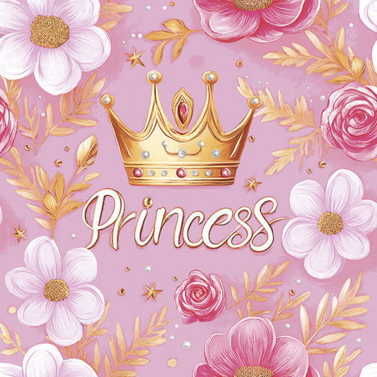 Princeses kroņprinceses salvetes 20 gab. 33x33 cm