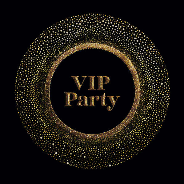 Party Gold VIP salvetes 20 gab. 33x33 cm