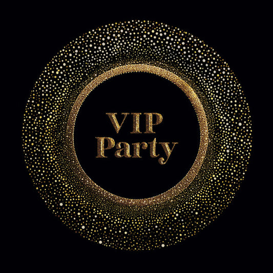 Party Gold VIP salvetes 20 gab. 33x33 cm