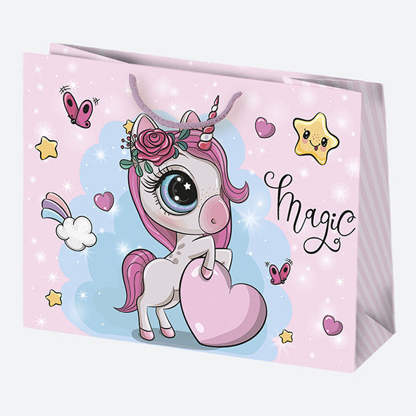 Daudz laimes dzimšanas dienā Sissy Daudz laimes dzimšanas dienā papīra dāvanu maisiņš, dāvanu maisiņš 30x23x10 cm