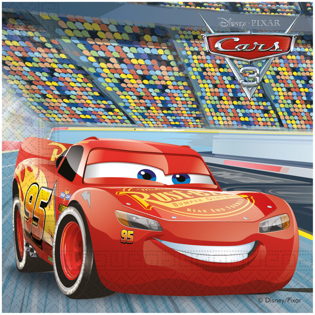 Disney Cars Arena Race salvetes 20 gab. 33x33 cm