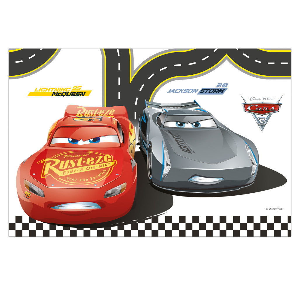 Disney Cars Arena Race plastmasas galdauts 120x180 cm