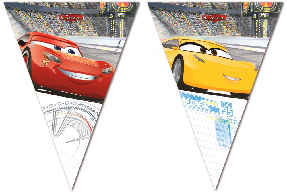 Disney Cars Arena Race karoga baneris 2,3 m