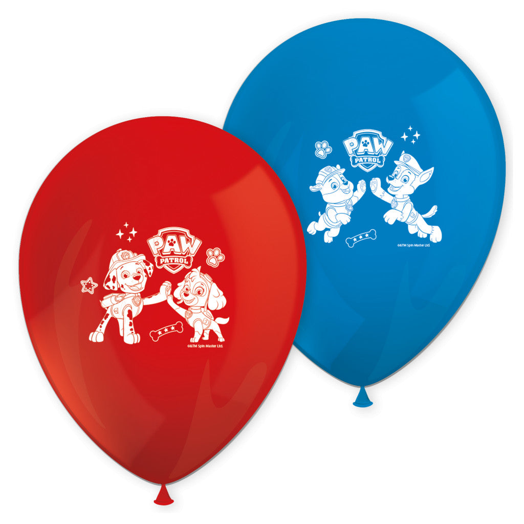 Balons "Ķepu patruļa" - glābšanas varoņi, 8 gab.