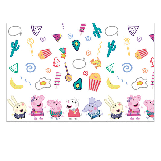 Peppa Pig Messy Play plastmasas galdauts 120x180 cm