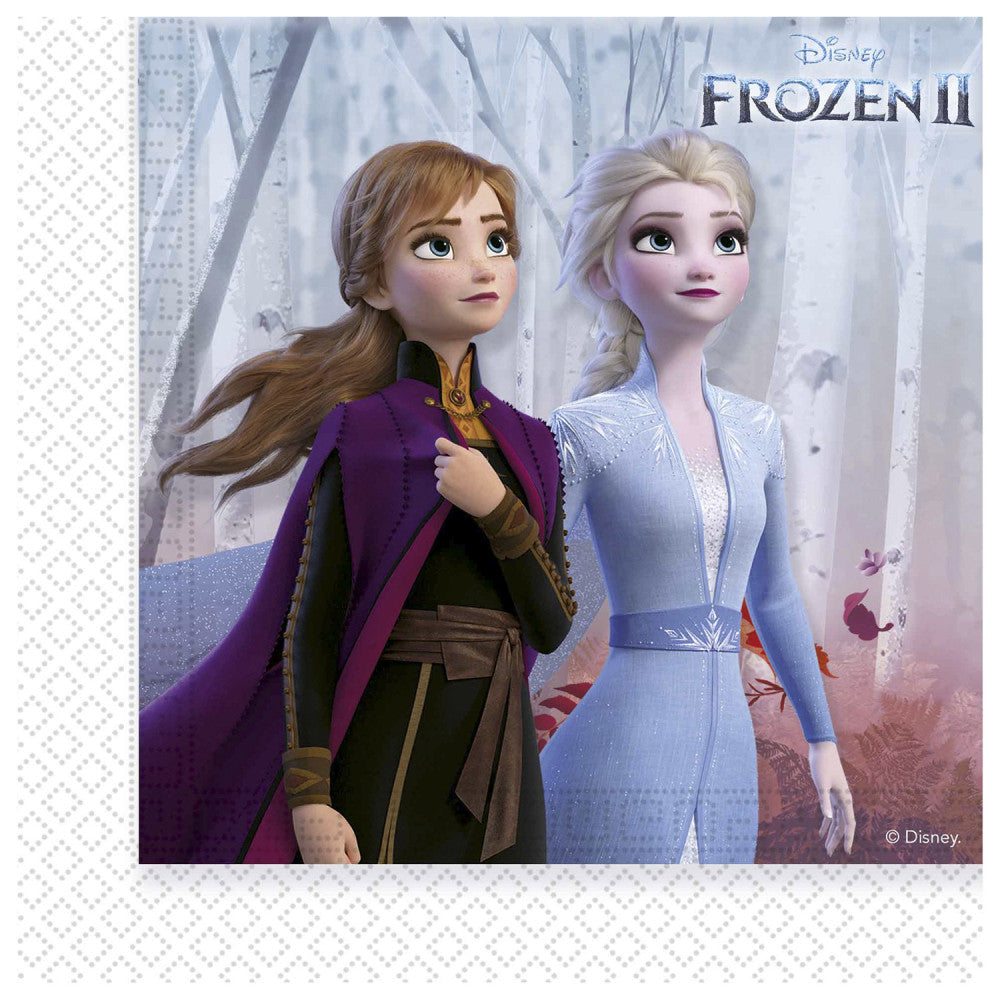 Disney Frozen Leaf salvetes 20 gab. 33x33 cm