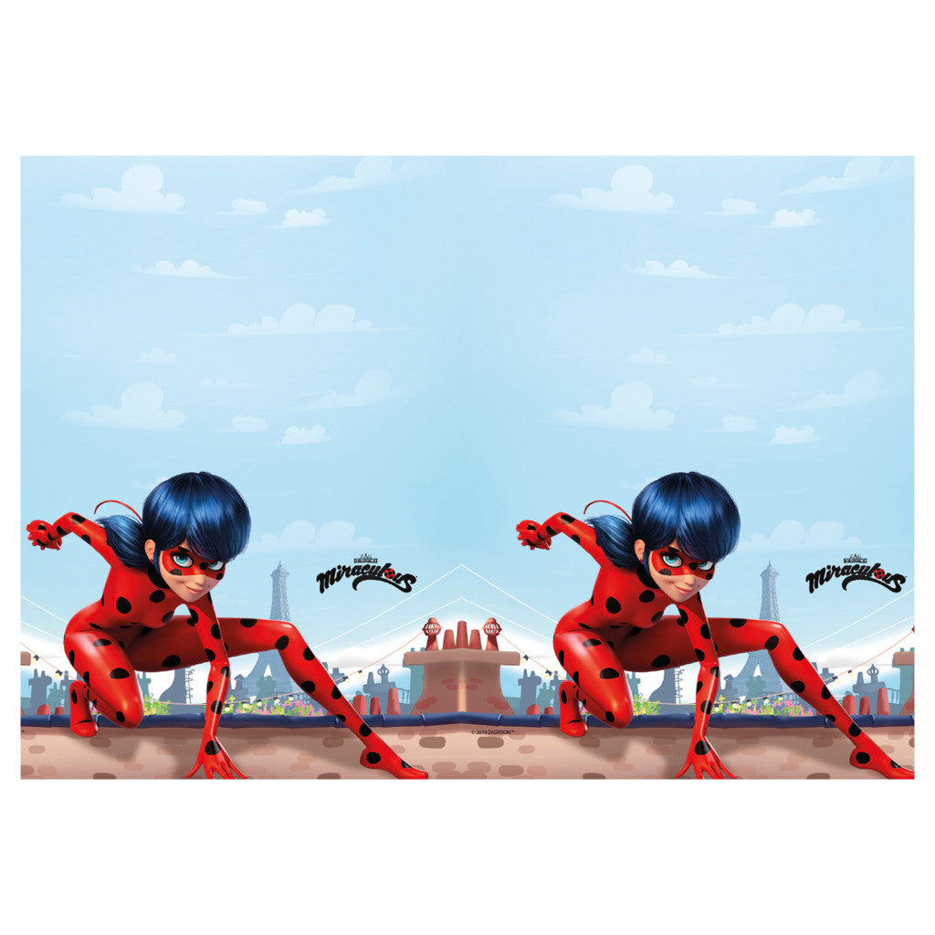 Miraculous Ladybug Hero plastmasas galdauts 120x180 cm