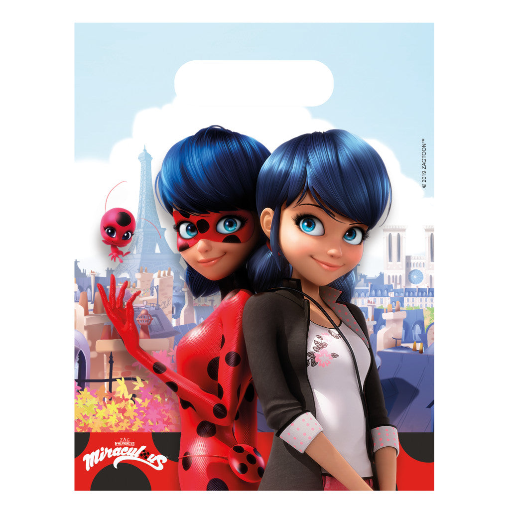 Miraculous Ladybug Hero dāvanu maisiņu komplekts (6 gab.)