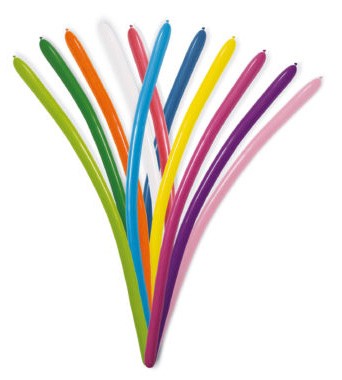 Krāsu modelēšanas baloni, 15 gab. 45 cm
