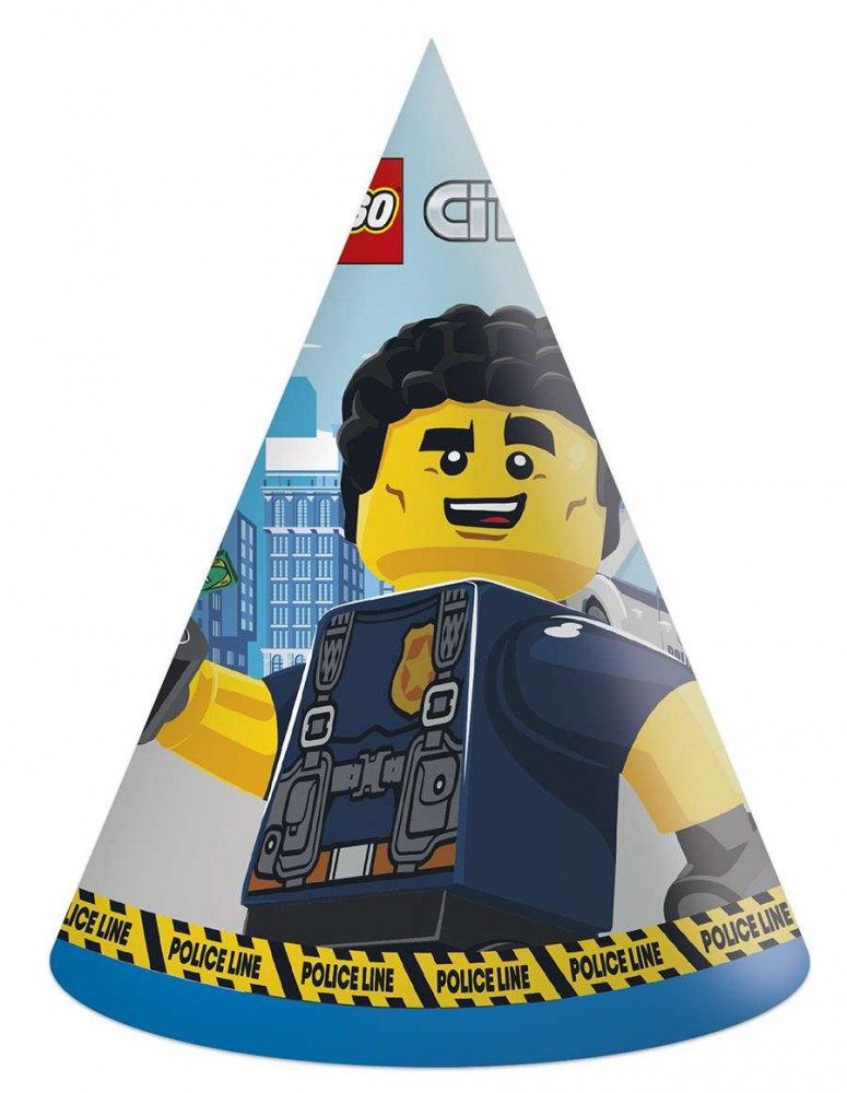 Lego City ballīšu cepure, shako 6 gab.