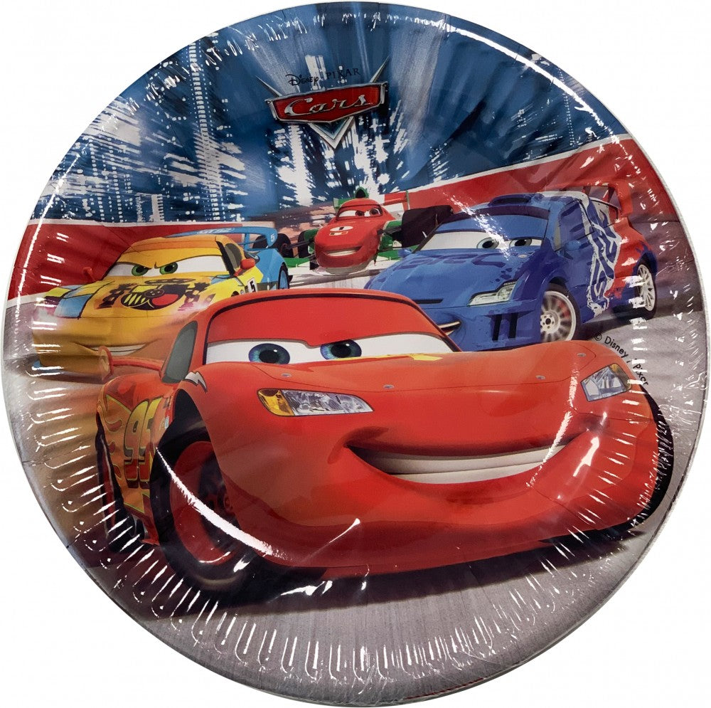 Disney Cars Arena Race papīra šķīvji 8 gab. 20 cm