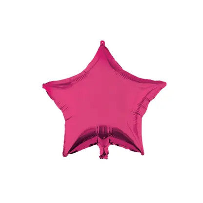 Zvaigzne Rozā Zvaigzne, Rozā folijas balons 46 cm