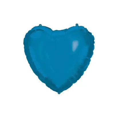 Krāsa Zila Sirds, Zilas Sirds Folijas Balons 46 cm