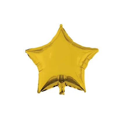 Zvaigzne Zelta Zvaigzne, zelta folijas balons 46 cm