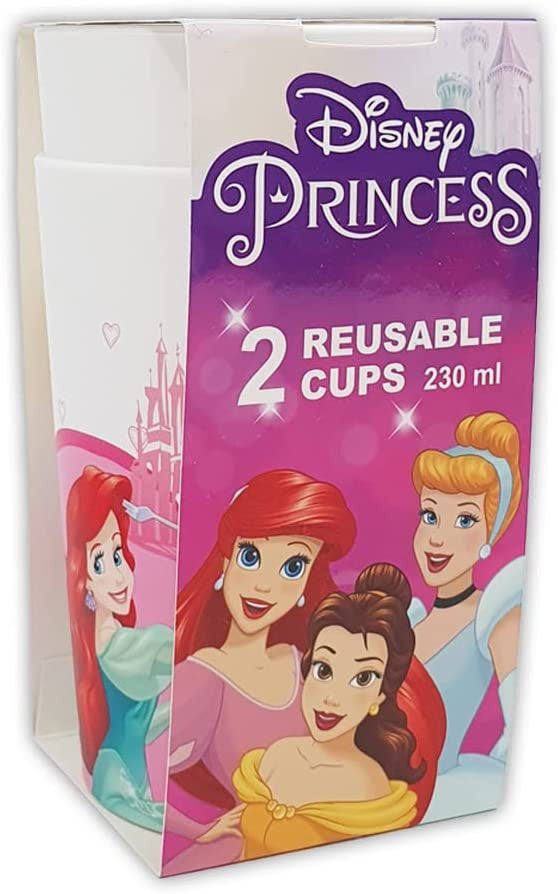 Disney Princess Dreaming plastmasas krūzīšu komplekts (2 gab.), 230 ml