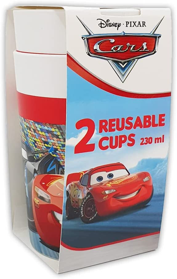 Disney Cars Arena Race plastmasas krūzīšu 2 daļu komplekts 230 ml