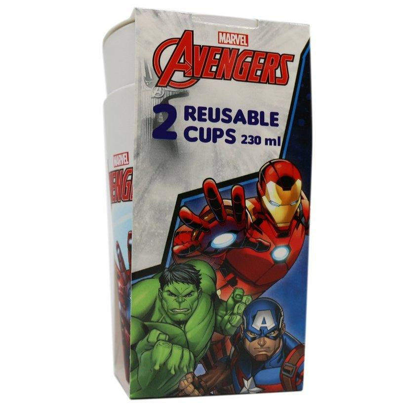 Avengers Mighty plastmasas krūzīšu komplekts (2 gab.) 230 ml