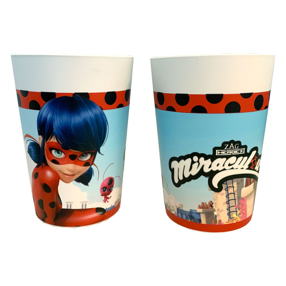 Miraculous Ladybug Hero plastmasas krūzīšu komplekts, 2 gab., 230 ml