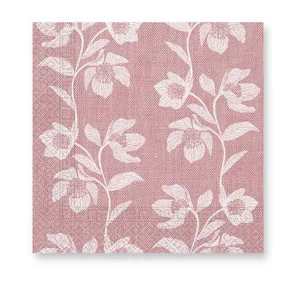 Salvetes "Pink Flowers" 20 gab., 33x33 cm