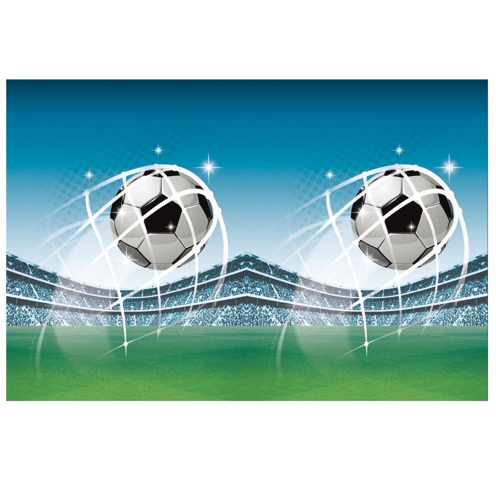 Futbola līdzjutēju plastmasas galdauts 120x180 cm