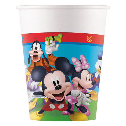 Disney Mickey Rock the House papīra krūzītes 8 gab. 200 ml FSC
