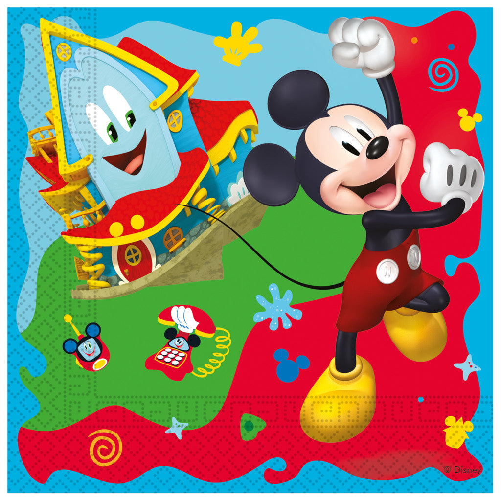 Disney Mickey Rock the House 20 salvetes, 33x33 cm, FSC