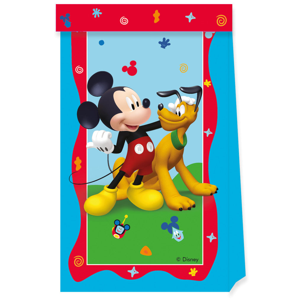 Disney Mickey Rock the House papīra maisiņi 4 gab. FSC