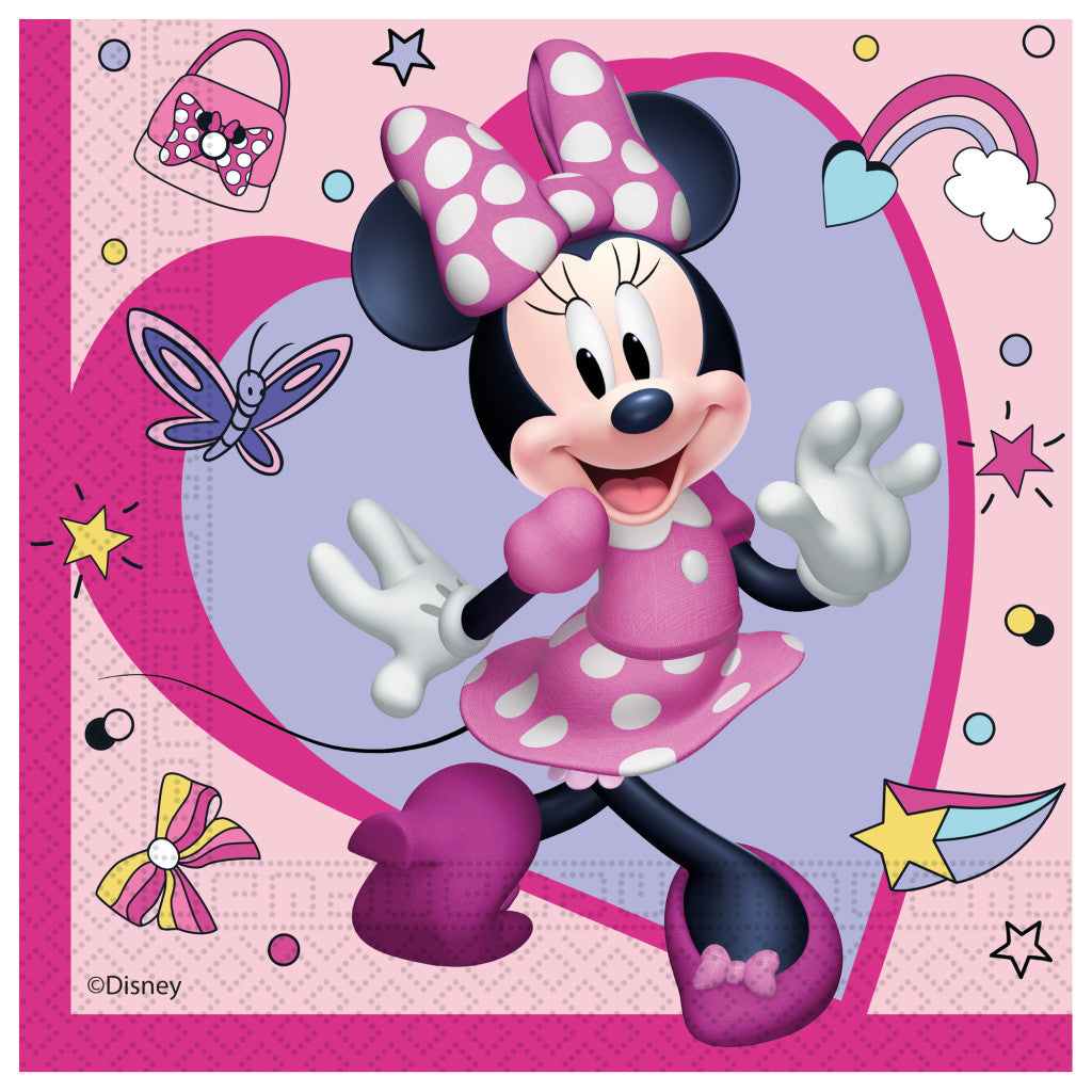 Disney Minnie Junior salvešu iepakojums, 20 gab., 33x33 cm, FSC
