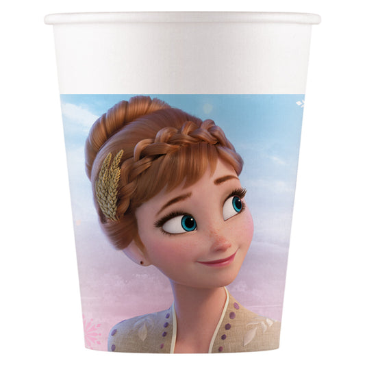 Disney Frozen Wind papīra krūzītes, 8 gab., 200 ml, FSC