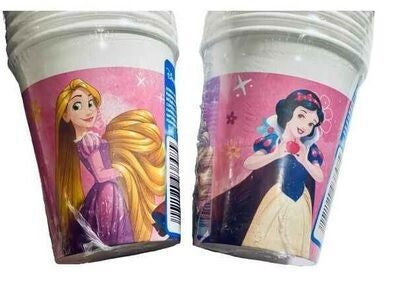 Disney Princess "Live Your Story" papīra krūzītes 8 gab. 200 ml FSC