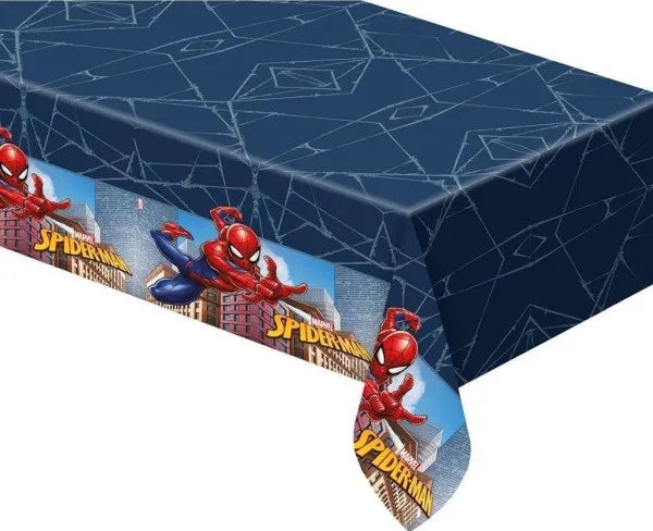 Zirnekļcilvēka Noziegumu apkarotāja plastmasas galdauts 120x180 cm