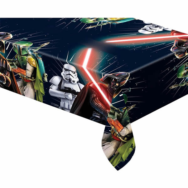 Zvaigžņu karu galaktikas plastmasas galdauts 120x180 cm