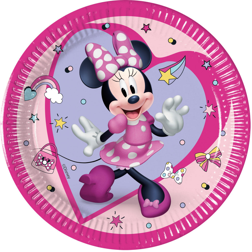Disney Minnie Junior papīra šķīvji 8 gab. 20 cm FSC