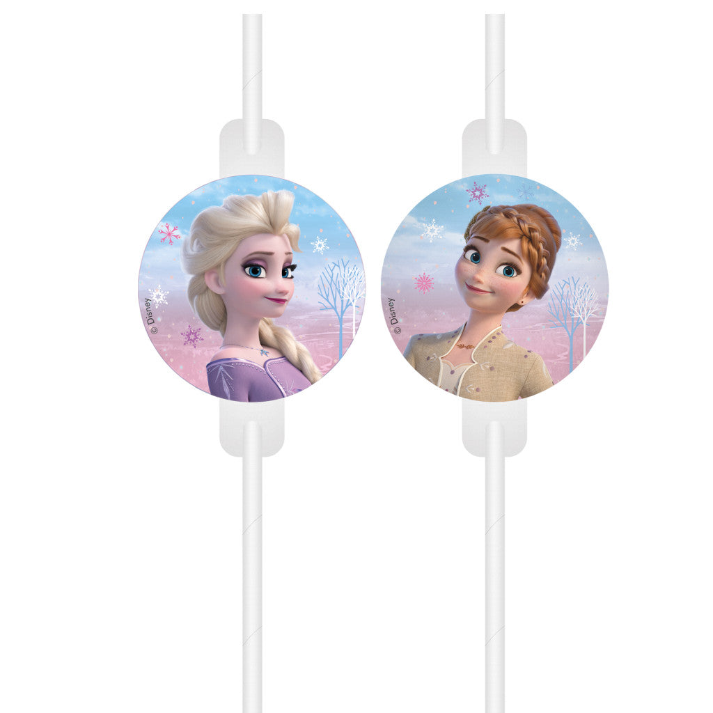 Disney Frozen Wind papīra salmiņu komplekts, 4 gab. FSC