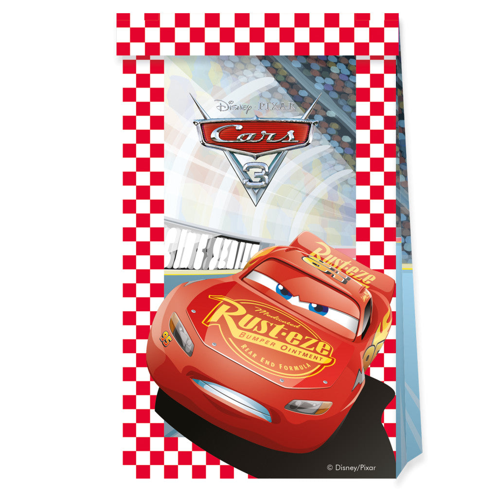 Disney Cars Arena Race papīra maisiņi 4 gab. FSC