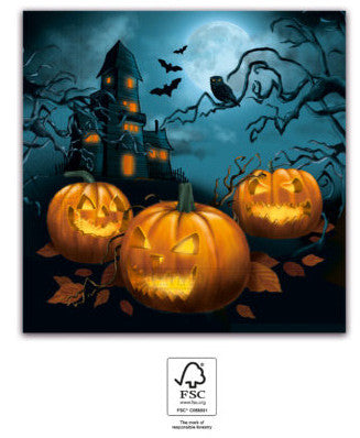 "Halloween Sensations" salvetes 20 gab. 33x33 cm FSC