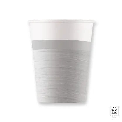 Colour Next Generation sudraba papīra krūzīšu komplekts, 8 gab., 200 ml FSC