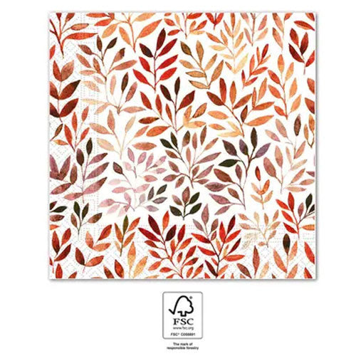 Salvetes "Color Branches" 20 gab., 33x33 cm, FSC