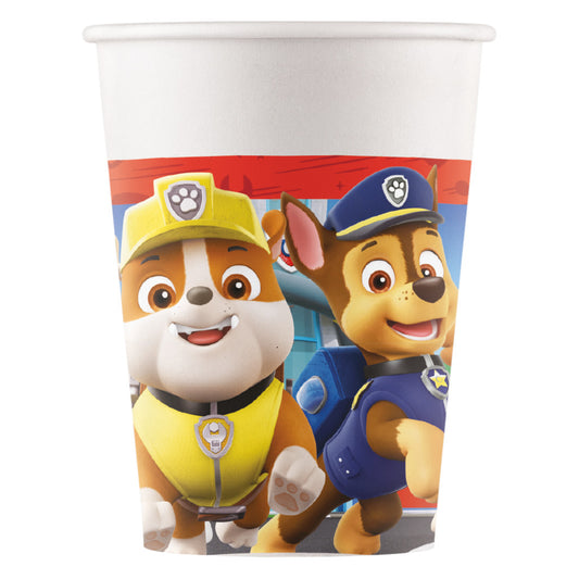 Ķepu patruļas glābšanas varoņi papīra krūzītes 8 gab. 200 ml FSC