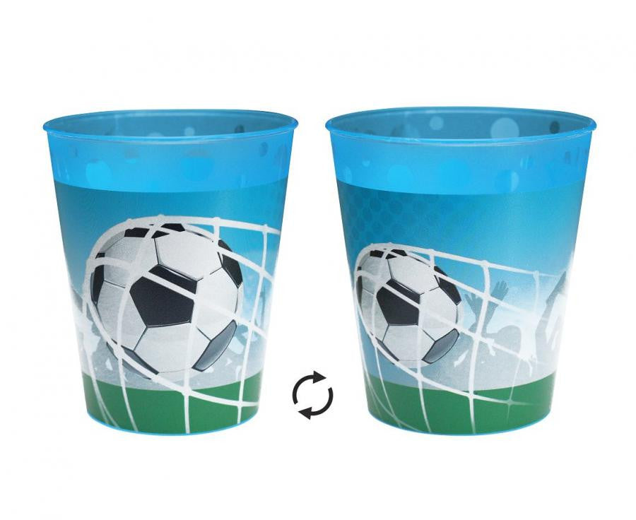 Futbola līdzjutēju mikro augstākās kvalitātes plastmasas krūzīte 250 ml