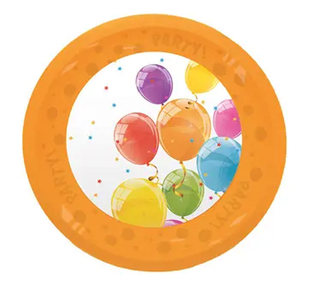 Balons Dzirkstošs mikro augstākās kvalitātes plastmasas ēdamais šķīvis 21 cm