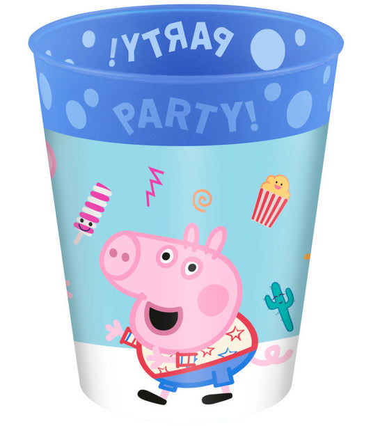 Peppa Pig Messy Play Micro Premium plastmasas krūzīte 250 ml