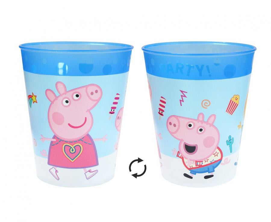 Peppa Pig Messy Play Micro Premium plastmasas krūzīte 250 ml