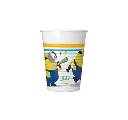 Minions The Rise of Gru plastmasas krūzīšu komplekts, 8 gab., 200 ml