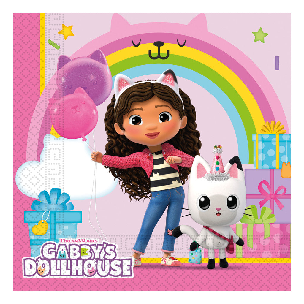 Gabby's Dollhouse Friends 20 salvetes, 33x33 cm, FSC