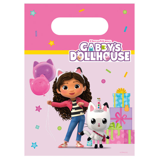 Gabby's Dollhouse Friends papīra dāvanu maisiņu komplekts (4 gab.)