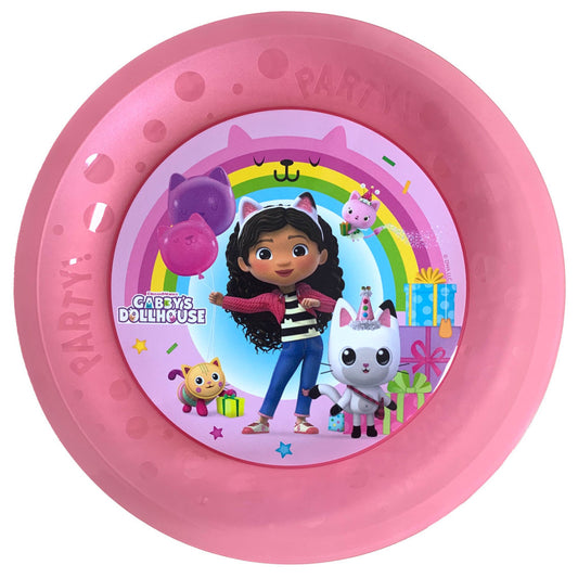 Gabby's Dollhouse Friends mikrošķiedras plastmasas šķīvis 21 cm