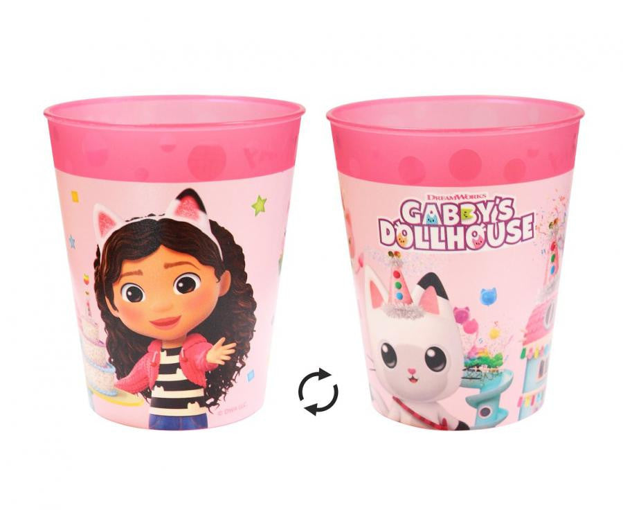 Gabby's Dollhouse Friends mikro premium plastmasas krūzīte 250 ml