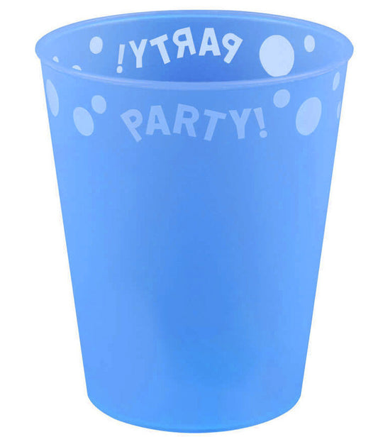 Party Blue Zila mikro augstākās kvalitātes plastmasas krūzīte 250 ml